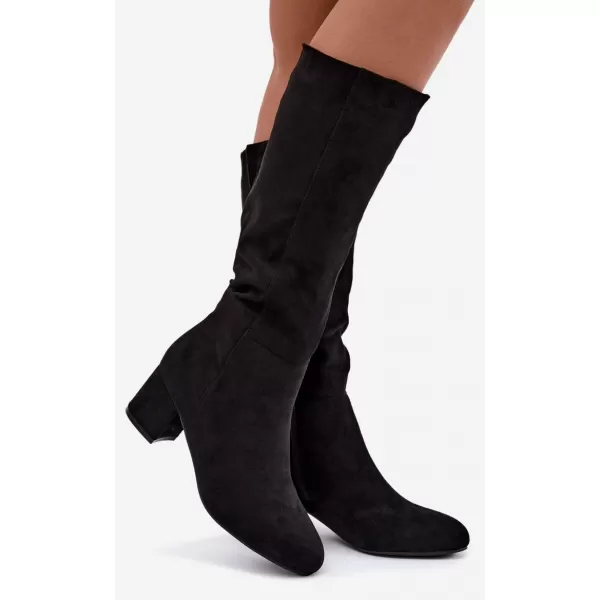  Dámske čižmy S.BARSKI HY62-8131 BLACK 