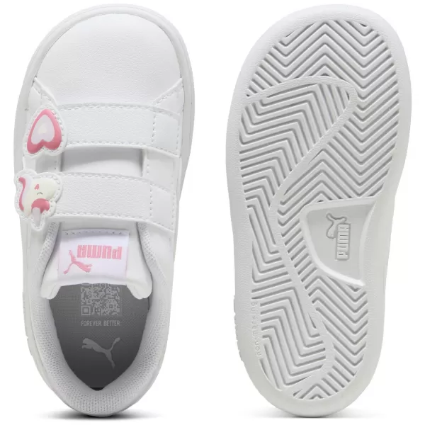  Detské tenisky PUMA SMASH 3.0 BADGES V INF 397287-07 PUMA WHITE/MAGIC ROSE 