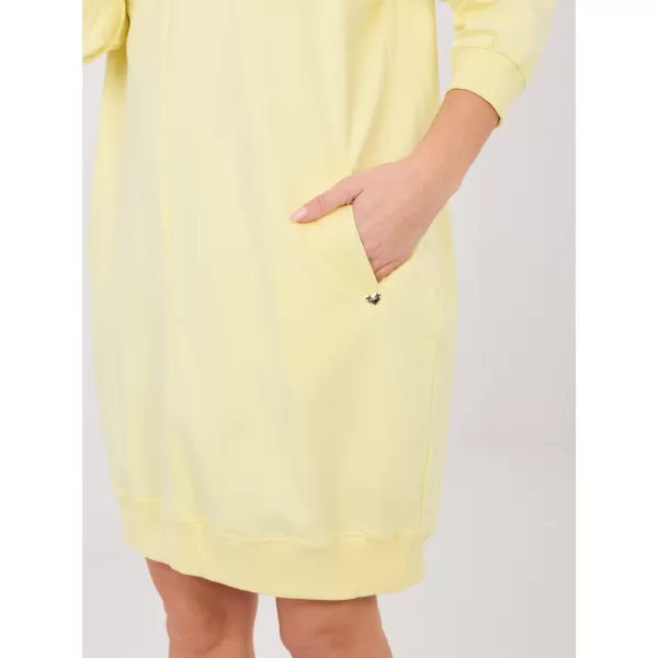  Dámske šaty BASIC FEEL GOOD RV-SK-7203.35P BRIGHT YELLOW 