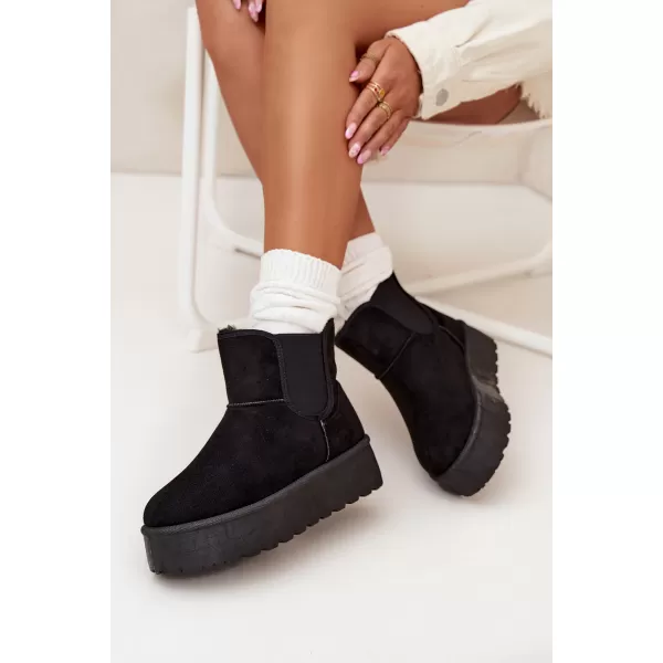 Dámske snehule BOTO 25BT26-9243 BLACK 