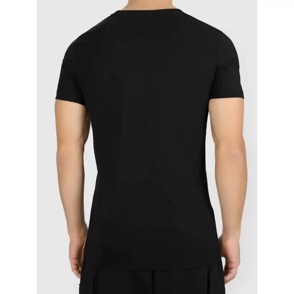  Pánske tričko 4F WAW25TTSHM2401 DEEP BLACK 