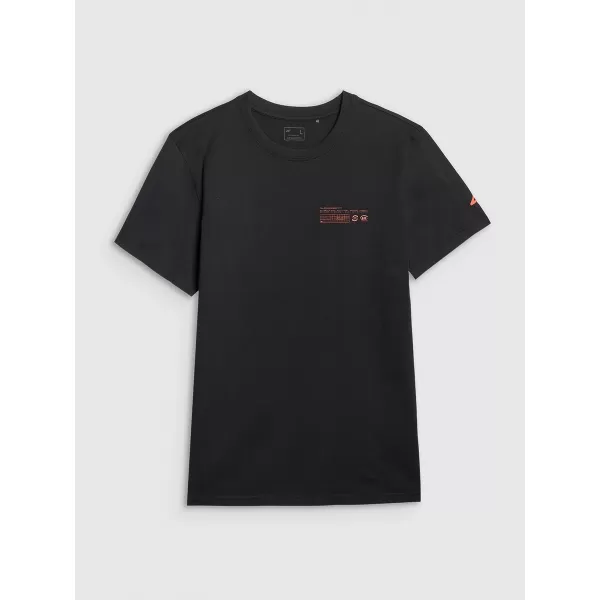  Pánske tričko 4F WAW25TTSHM2372 DEEP BLACK 