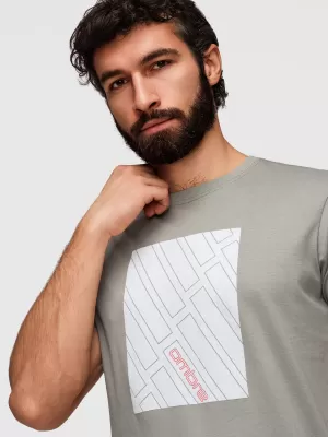 Pánske tričko OMBRE OM-TSPT-0259 GREY