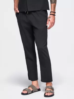 Pánske nohavice OMBRE OM-PACP-0312 BLACK
