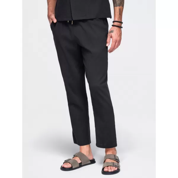  Pánske nohavice OMBRE OM-PACP-0312 BLACK 