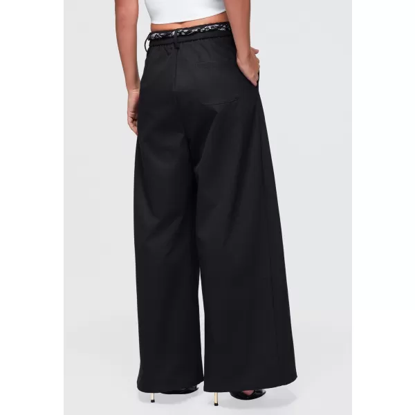  Dámske nohavice OMBRE OW-PA-E0020 BLACK 
