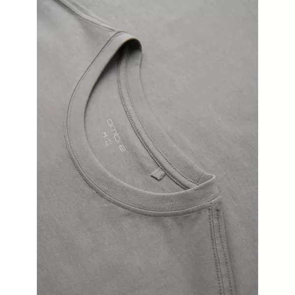  Pánske tričko OMBRE OM-TSPT-0257 GREY 
