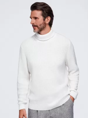 Pánsky rolák OMBRE OM-SWTN-0189 WHITE