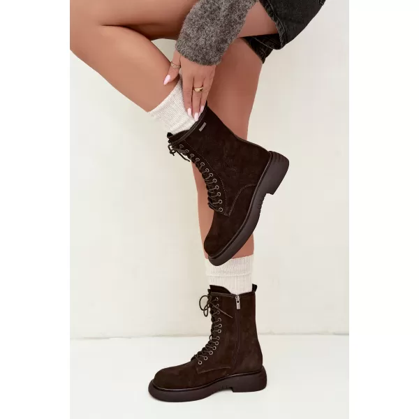  Dámske topánky BIG STAR SHOES UU274612 BROWN/BEIGE 