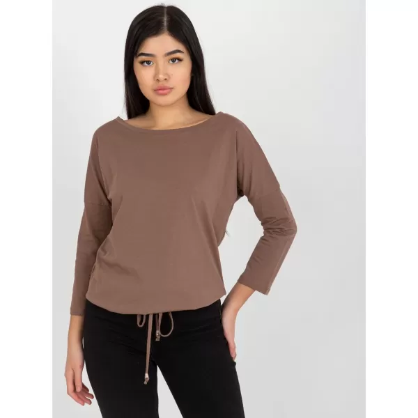  Dámska blúzka BASIC FEEL GOOD RV-BZ-4691.26 BROWN 