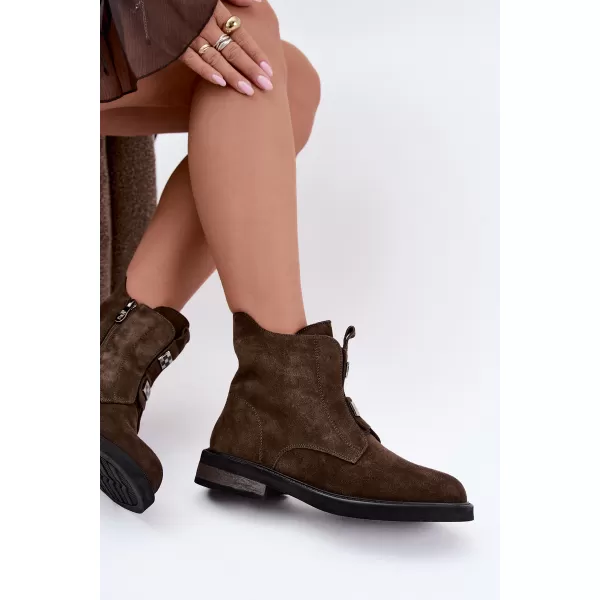  Dámske topánky D&A CR62-3334 KHAKI 