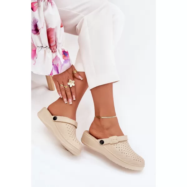  Dámske šľapky BOTO 25SD11-8981 BEIGE 