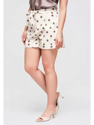 Dámske kraťasy OMBRE OW-ST-E0014 TAUPE