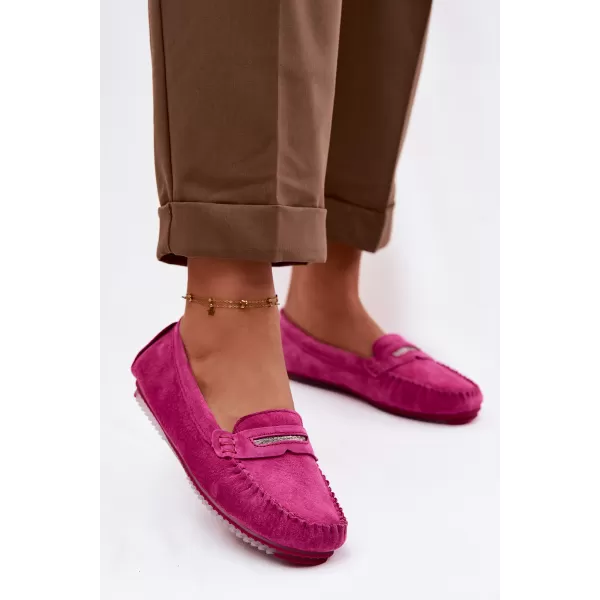  Dámske mokasíny S.BARSKI LR61-7029 FUCHSIA 