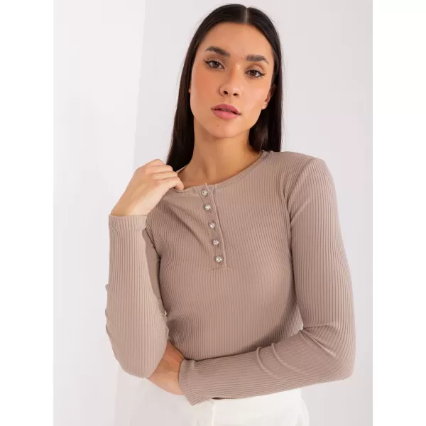  Dámska blúzka BASIC FEEL GOOD RV-BZ-9211.26X DARK BEIGE 