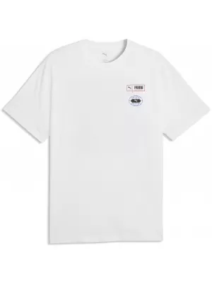 Pánske tričko PUMA GRAPHICS RELAXED STACKED TEE 69436802 PUMA WHITE