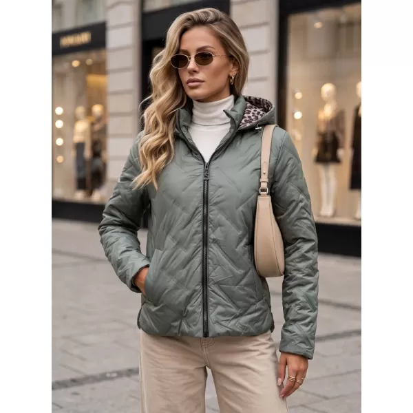  Dámska bunda DSTREET TY5775 ZELENÁ 
