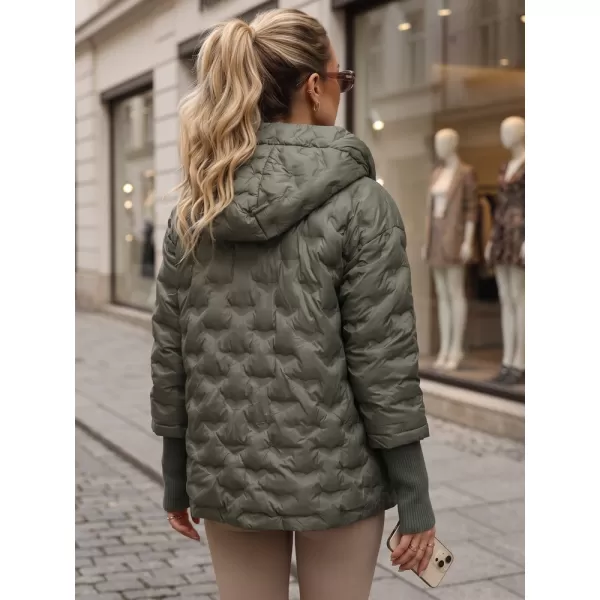  Dámska bunda DSTREET TY5869 ZELENÁ 