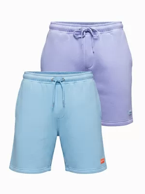 Pánsky set kraťas OMBRE Z129 LIGHT BLUE/LIGHT PURPLE