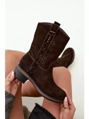Dámske topánky BIG STAR SHOES UU274607 CHOCOLATE