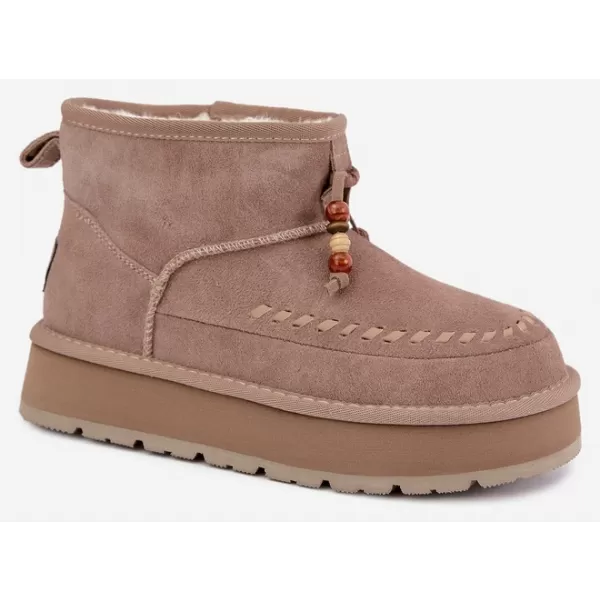  Dámske topánky BIG STAR SHOES UU274679 BEIGE 