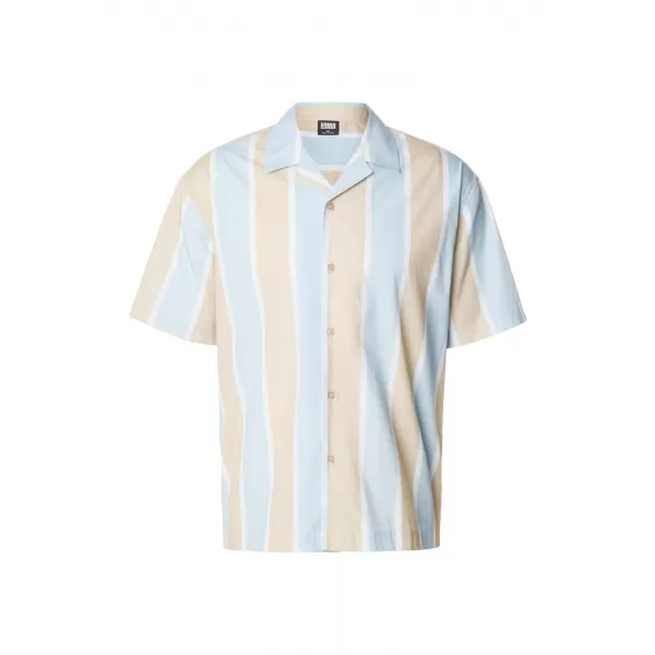  Pánska košeľa URBAN CLASSICS TB8429-22411 WET SAND/FREEZE BLUE 