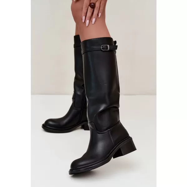  Dámske čižmy BOTO C-381 BLACK 