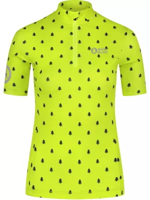 Dámsky cyklo dres NORDBLANC TREES NBSLF8085 ZELENÁ