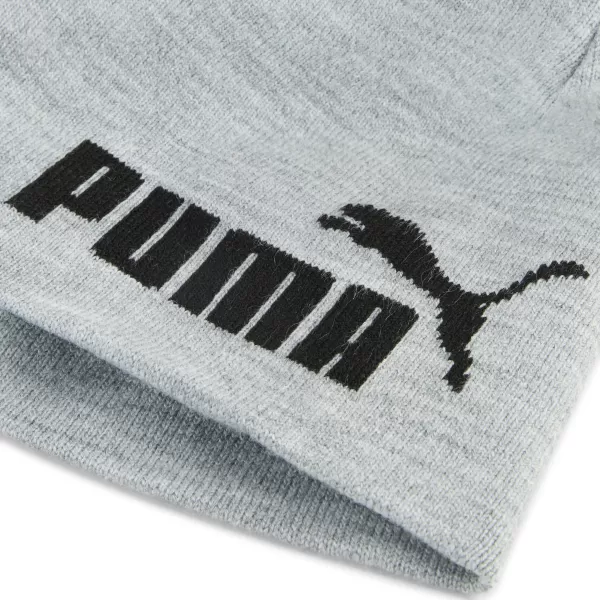 Čiapka PUMA ESS MID CROWN CUFFLESS BEANIE 026411-02 LIGHT GRAY HEATHER/ LIGHT GRAY HEATHER/PUMA BLACK 