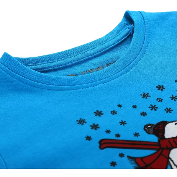  Detské tričko ALPINE PRO ECCO 2 NEÓN ATOMIC BLUE VARIANT PA 