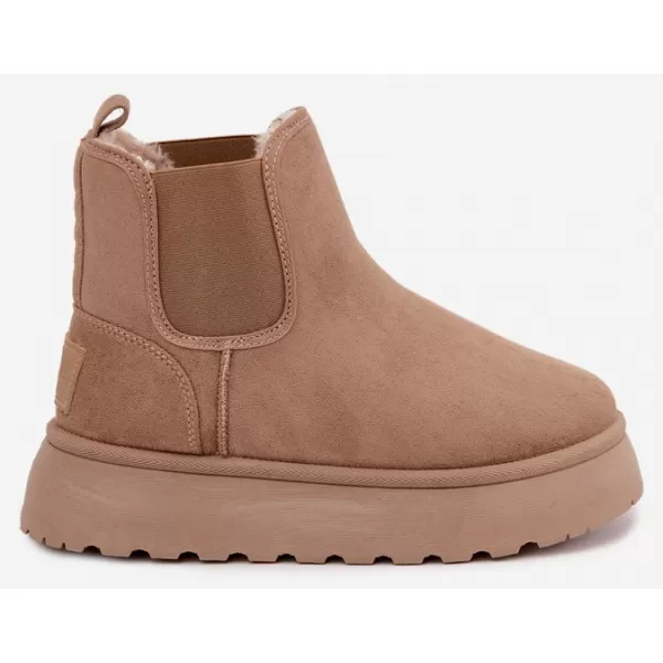  Dámske snehule BIG STAR SHOES UU274173 BEIGE 
