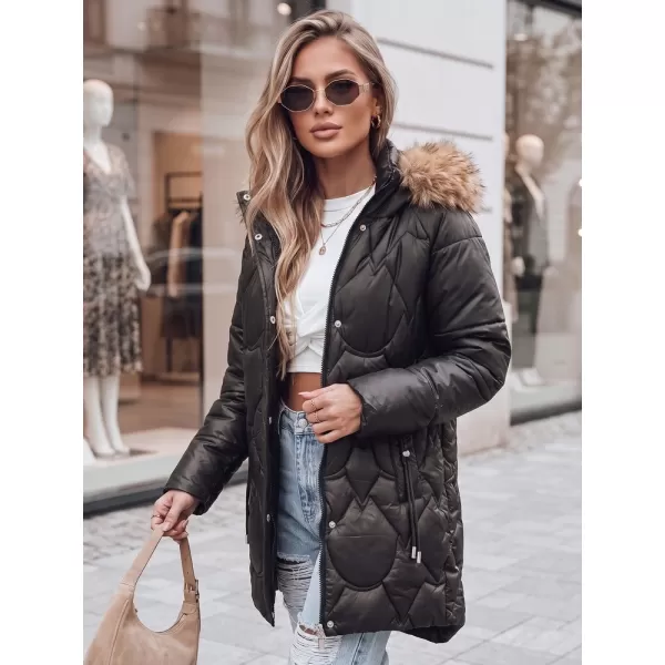  Dámska bunda DSTREET 1 TY5468 ČIERNA 