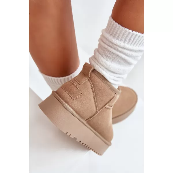  Dámske snehule BOTO NN604 KHAKI 