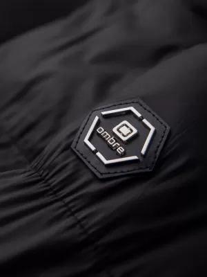 Pánska zimná bunda OMBRE OM-JALJ-0263 BLACK