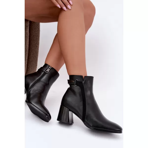  Dámske členkové topánky VINCEZA 58660 BLACK 