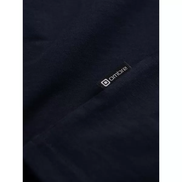  Pánske tričko OMBRE L172 NAVY BLUE 