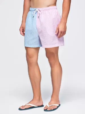 Pánske kraťasy OMBRE OM-SRSS-0215 BLUE AND PINK