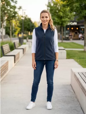Dámska fleece vesta MALFINI EXIT W-525 NÁMORNÁ MODRÁ