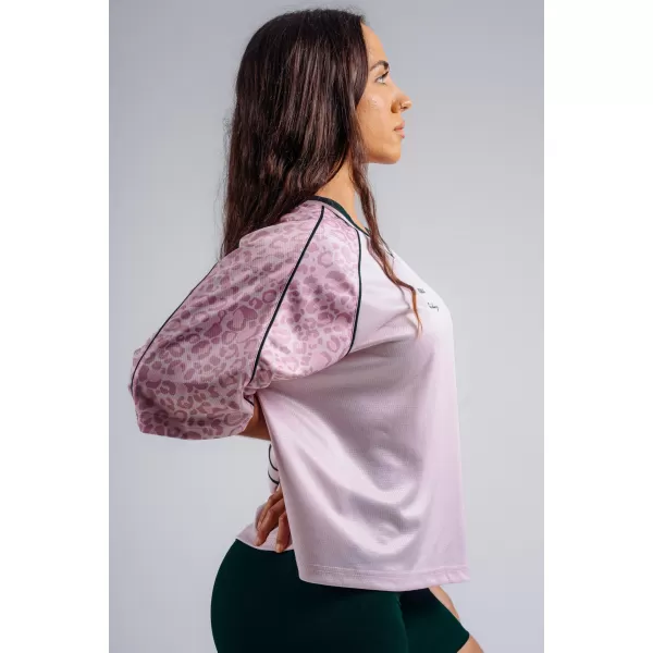  Oversized tričko 97 NEBBIA PRIMAL 862 PINK LEOPARD 
