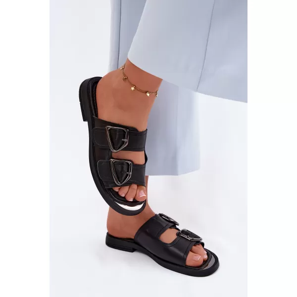  Dámske šľapky VINCEZA 62304 BLACK 