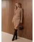 Dámske šaty DSTREET EY2692 KARAMELOVÁ