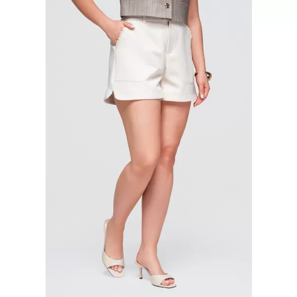  Dámske kraťasy OMBRE OW-ST-E0009 BEIGE 