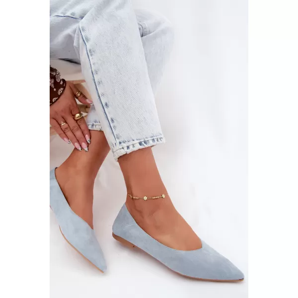  Dámske baletky BOTO JH597 BLUE 