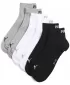 Ponožky PUMA UNISEX QUARTER PLAIN 3P 93858917 GREY/WHITE/BLACK