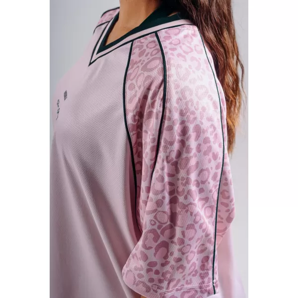  Oversized tričko 97 NEBBIA PRIMAL 862 PINK LEOPARD 