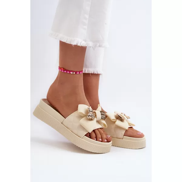  Dámske žabky BOTO SP50-3/BG146P BEIGE 