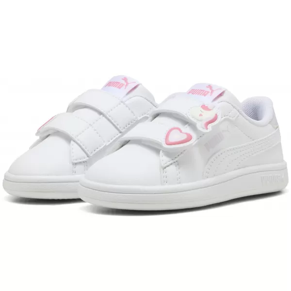  Detské tenisky PUMA SMASH 3.0 BADGES V INF 397287-07 PUMA WHITE/MAGIC ROSE 