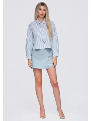 Dámska košeľa OMBRE OW-SH-E0069 GREY