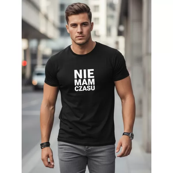  Pánske tričko DSTREET NX0114R-BK ČIERNA 