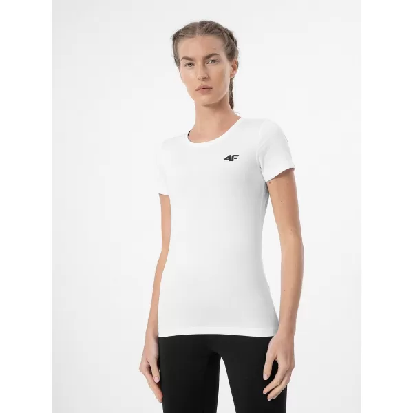  Dámske tričko 4F WMM00TTSHF2356 WHITE 
